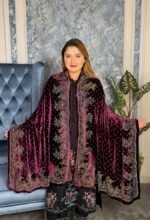 Royal Singapore Velvet Fabric Shawl Big Deg - Image 2