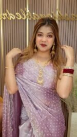 Luxury Jimmy Choo Imported Saree (L) - Image 4